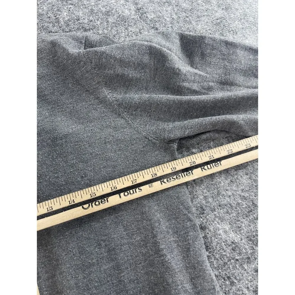 Tricots St Raphael Sweater Mens Medium Gray Pullover Quarter Zip Knit N331